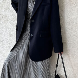 Split Back Relaxed Fit Blazer